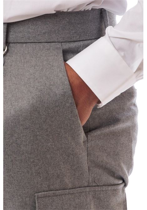 Pantalone cargo flanella di lana stretch MANUEL RITZ | Pantaloni | 3532P1698 23050197